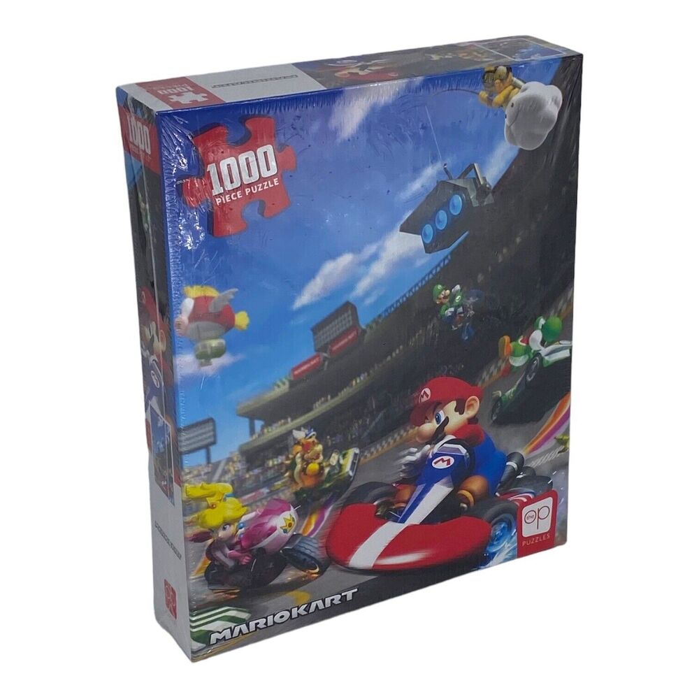 USAopoly "Mario Kart Racing On Track"1000 Piece Puzzle. Brand New/Sealed